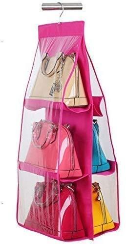 6 Pocket PVC Storage Organizer Hanging Bags bqu5q7-dm