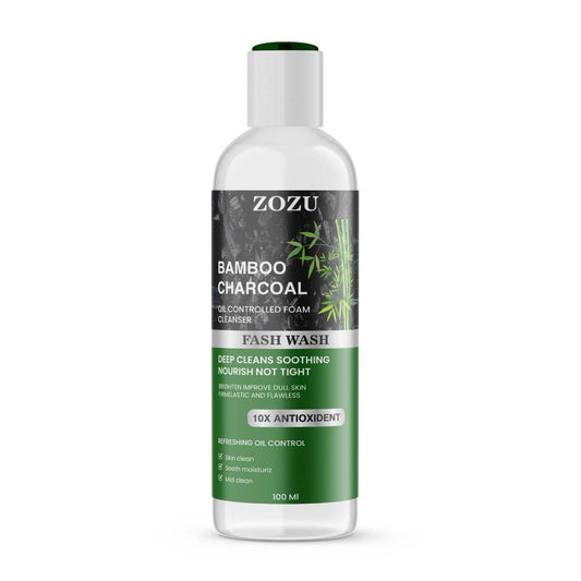 ZOZU Charcoal Face Wash 10x AntiOxident 100ml (Pack Of 2) bqu5q7-dm