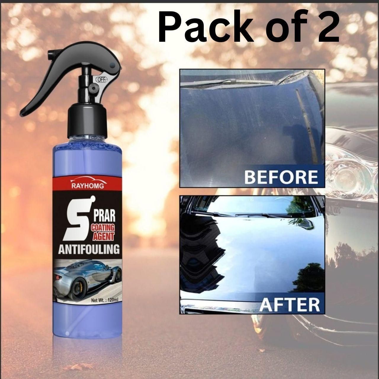 Car Coating Spray Automobile Glass Coating Agent (Pack of 2) bqu5q7-dm
