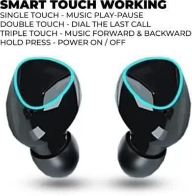 M10 TWS Wireless Earphone Touch Bluetooth Earplugs in The Ear Stereo Sport Headsets Noise Reduction Headphones with Digital Display Black bqu5q7-dm