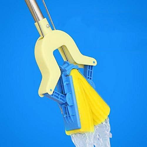 Mop Folding Squeeze Sponge Mop, Stainless Steel Rod-Rubber, Can Expand Cotton Absorbent Mop, Mop Floor Cleaning bqu5q7-dm