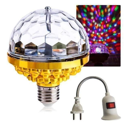 Rotating Magic Ball Light with Lamp Holder Set bqu5q7-dm