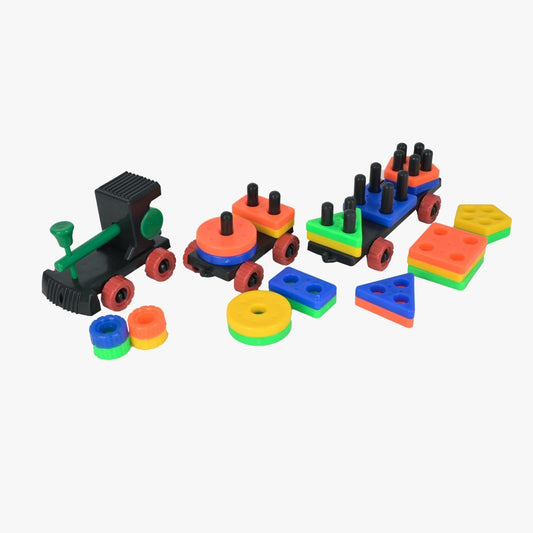 Train with Shape Sorter & Pegs - Fine Motor Skills Toys bqu5q7-dm
