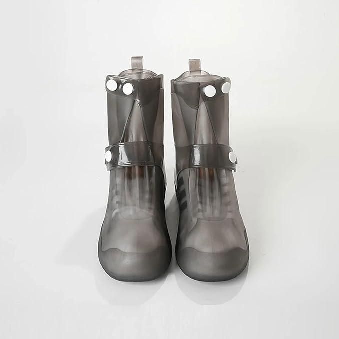 Waterproof Rain Shoe Covers with Secure Button Closure bqu5q7-dm