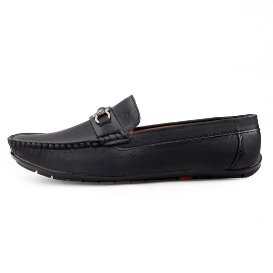 Black Vegan Leather Loafers bqu5q7-dm
