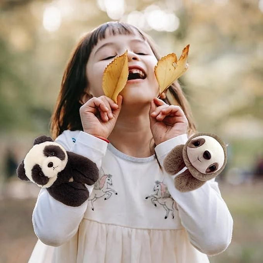 Unisex Stuffed Animal Slap Bracelets Plush Panda bqu5q7-dm