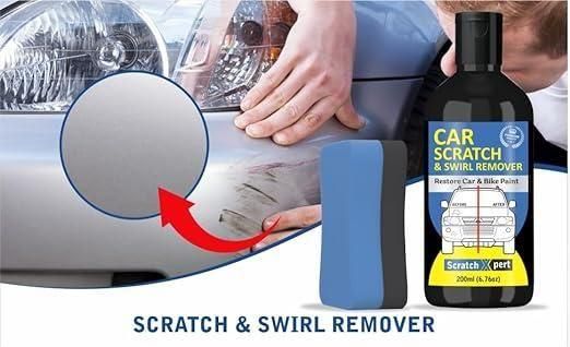 Car Body Scratch Remover and Repair Polishing Cream Kit with Sponge 200ML(Pack Of 2) bqu5q7-dm
