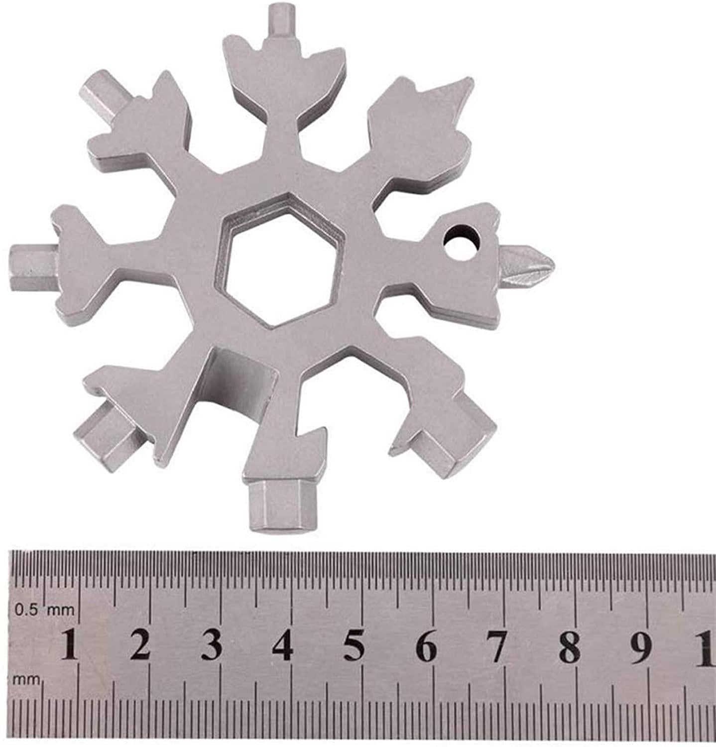 Screwdriver Tool-18 in 1 Multi-Purpose Snowflake Shaped Stainless Steel Screwdriver Tool bqu5q7-dm