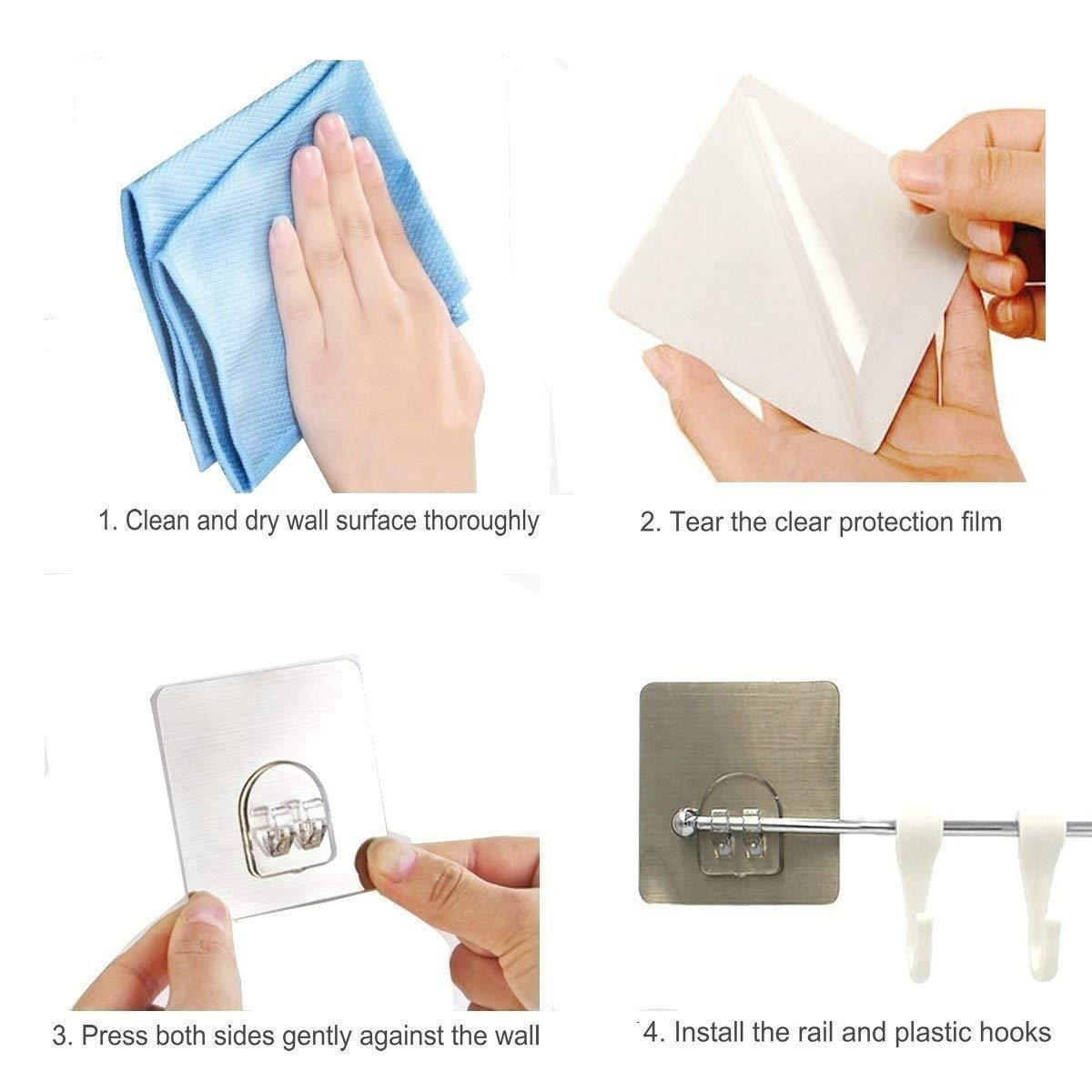 Wall Mounted Utensil Hanging Rack Holder bqu5q7-dm