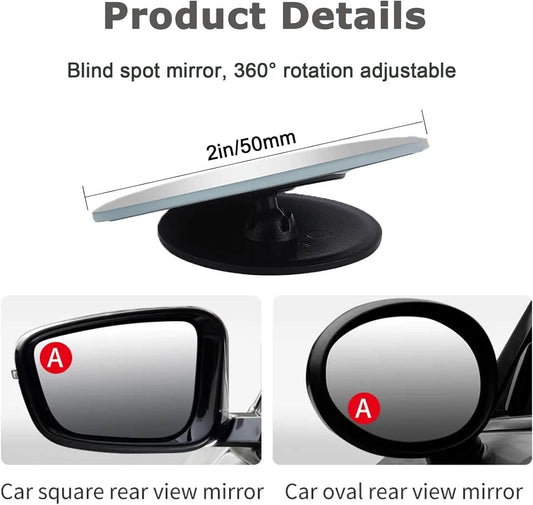 2" Round Wide Angle Blind Spot Mirror bqu5q7-dm