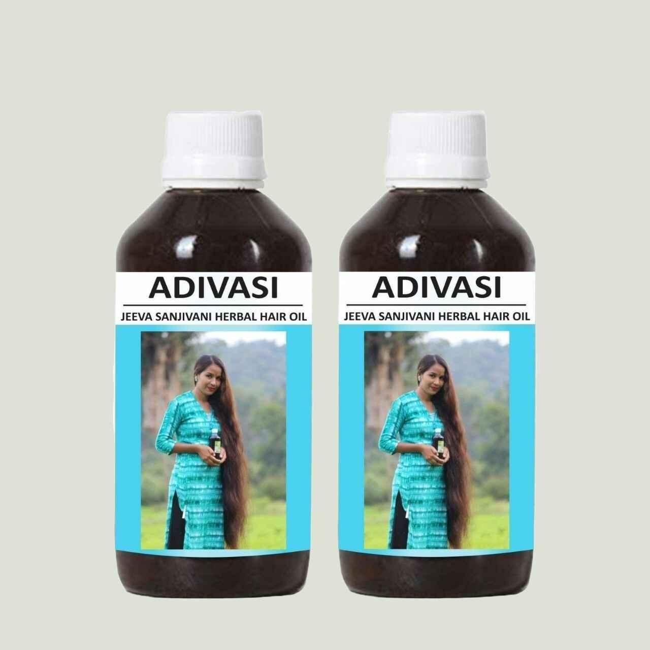 Adivasi Jeeva Sanjivani Herbal Hair Oil (Pack of 2) bqu5q7-dm