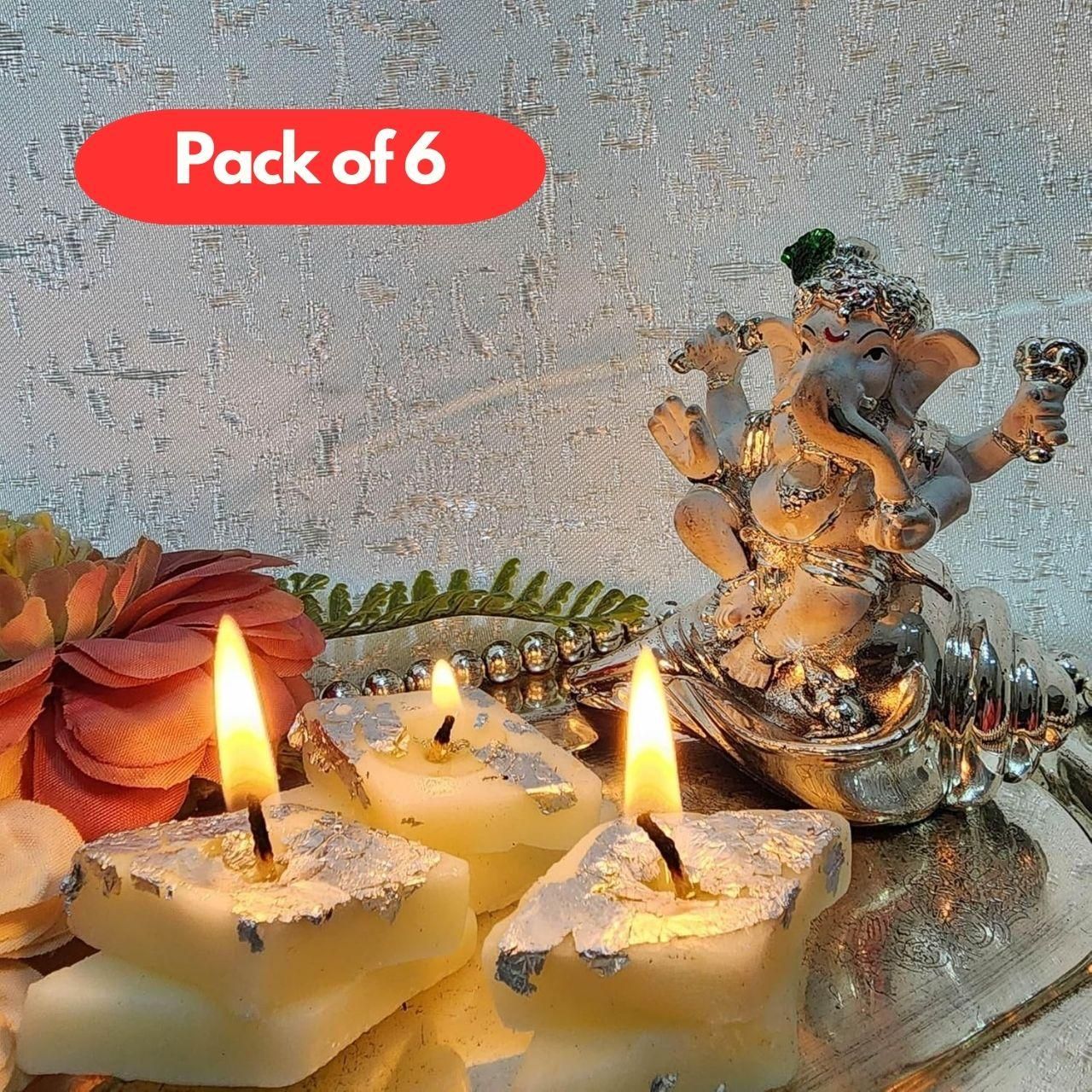 Kaju Katli Candle Pack of 6 bqu5q7-dm