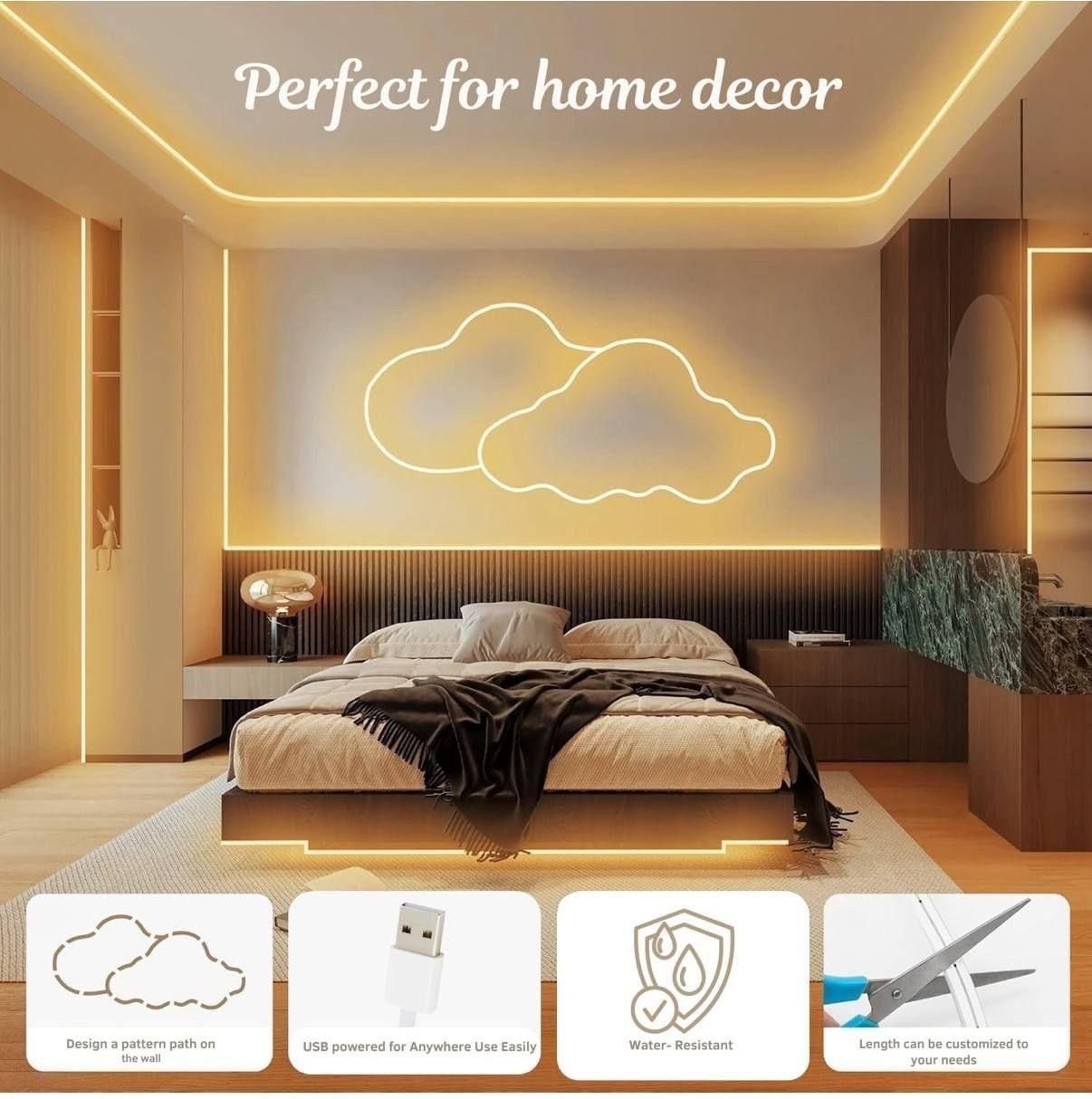 1 Meter Neon Light Waterproof Led Strip Lights- Soppykart