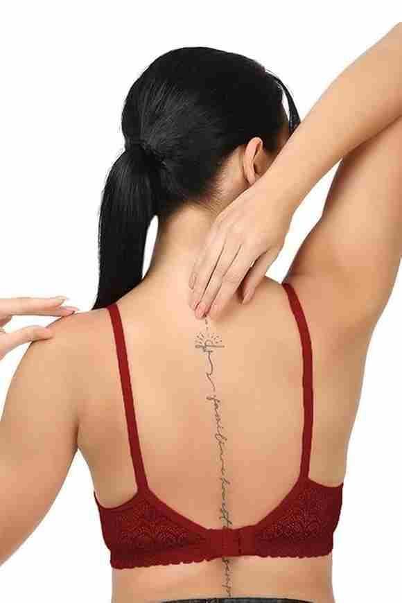 Girls Full Coverage Non-Padded Net Bra (Pack of 2) bqu5q7-dm