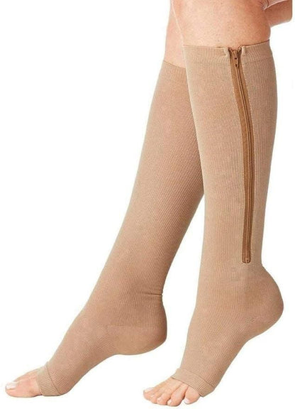 Unisex Medical Zipper Compression Socks (Pair of 1) bqu5q7-dm