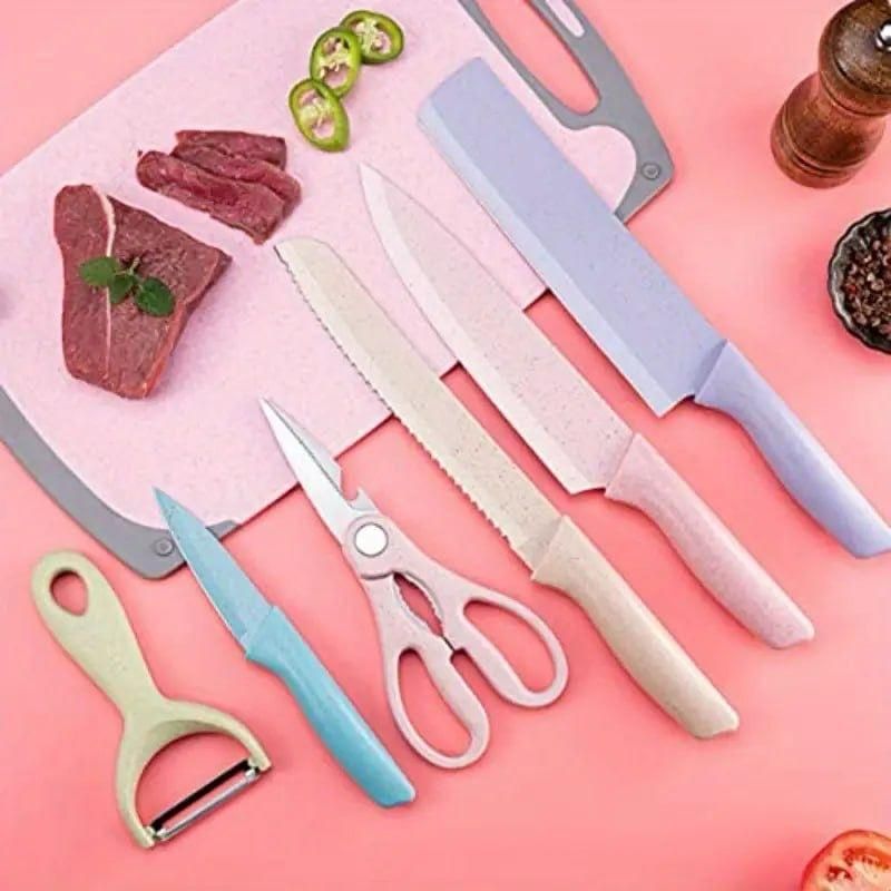 Colorful Kitchen Knife Set bqu5q7-dm