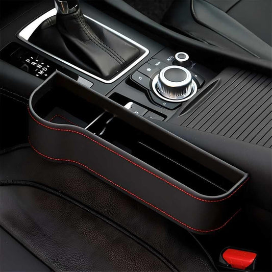 Automobiles Car Seat Gap Filler Organizer, Multifunctional Car Seat Organizer (PU Leather) bqu5q7-dm