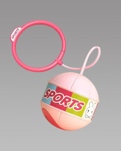 Skip Ball, Portable Foldable Colorful Flash Wheel Swing Ball, Kids Toys bqu5q7-dm