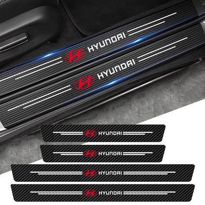 Emblaze - Carbon Fiber Door Sill Protector (Pack of 4) bqu5q7-dm