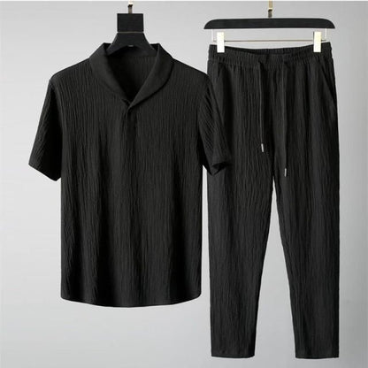 Men's Caudrauy Co-Ord Set Black bqu5q7-dm