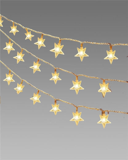 Serial String Star Lights for Decoration bqu5q7-dm