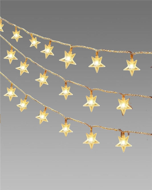 Serial String Star Lights for Decoration bqu5q7-dm