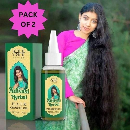 SH Adivasi Hernal Hair Growth Oil 60ml - Nourish Your Roots Naturally (Pack of 2) bqu5q7-dm