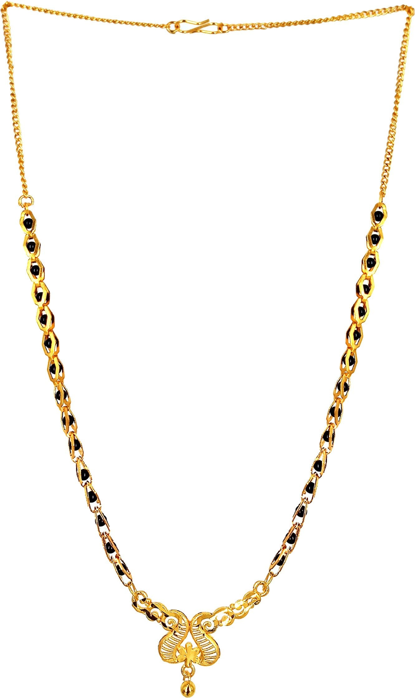 Trendy Gold Plated Mangalsutra bqu5q7-dm