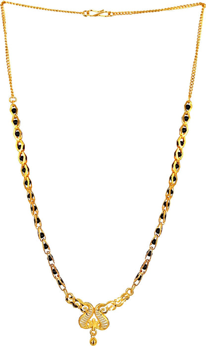 Trendy Gold Plated Mangalsutra bqu5q7-dm