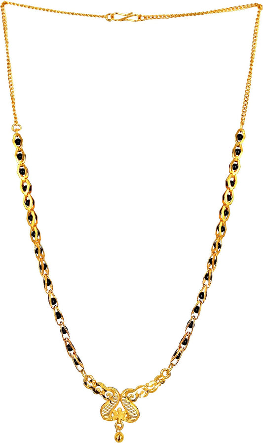 Trendy Gold Plated Mangalsutra bqu5q7-dm