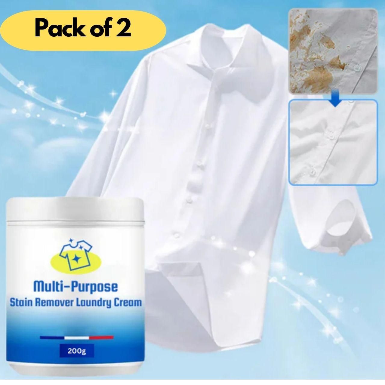 Multi-Purpose Stain Remover Laundry Cream 400 gm Pack of 2 bqu5q7-dm