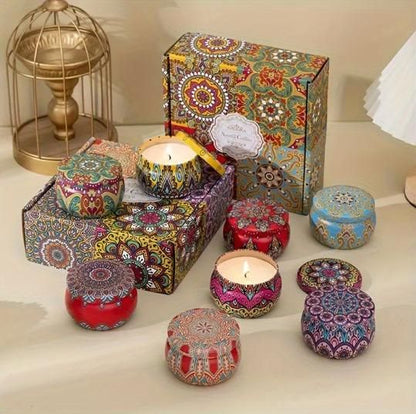4.5cm Scented Tin Candle (Pack of 1) (Multicolor) bqu5q7-dm
