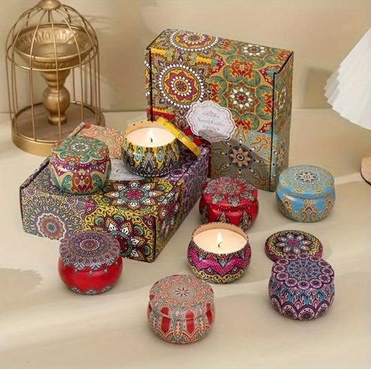 4.5cm Scented Tin Candle (Pack of 1) (Multicolor) bqu5q7-dm