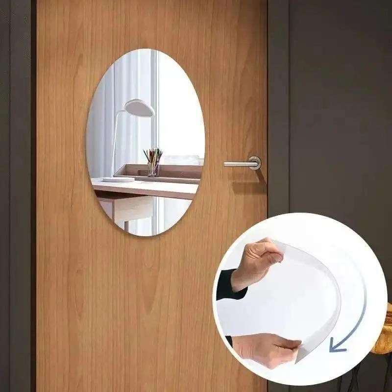 Combo of Oval Shape & Square Shape Mirror (Pack of 2) bqu5q7-dm