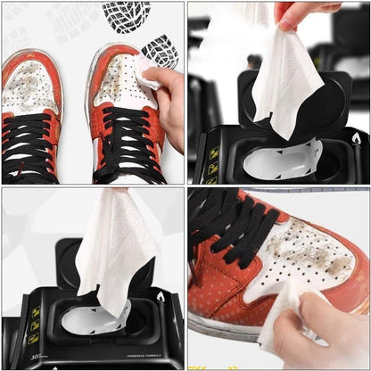 Natural Sneaker & Shoe Cleaner Wipes - 1 Packs of 80 bqu5q7-dm