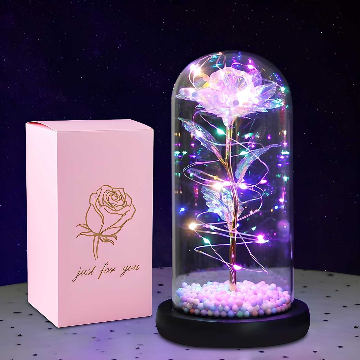 Rose Light Up Flower bqu5q7-dm