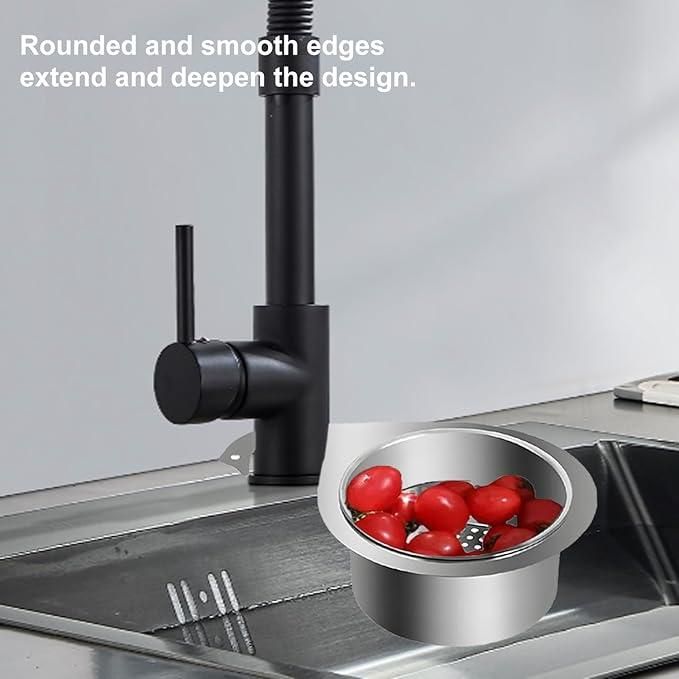 Stainless Steel Swan Drain Basket Sink Strainer bqu5q7-dm