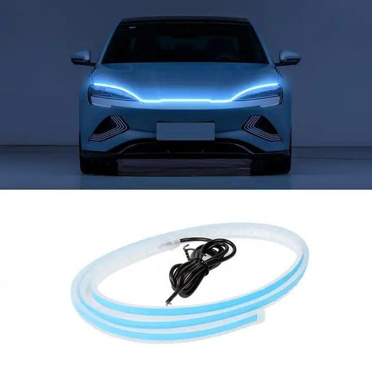 Universal Flexible Car Led Hood Strip Lights (White Light) bqu5q7-dm