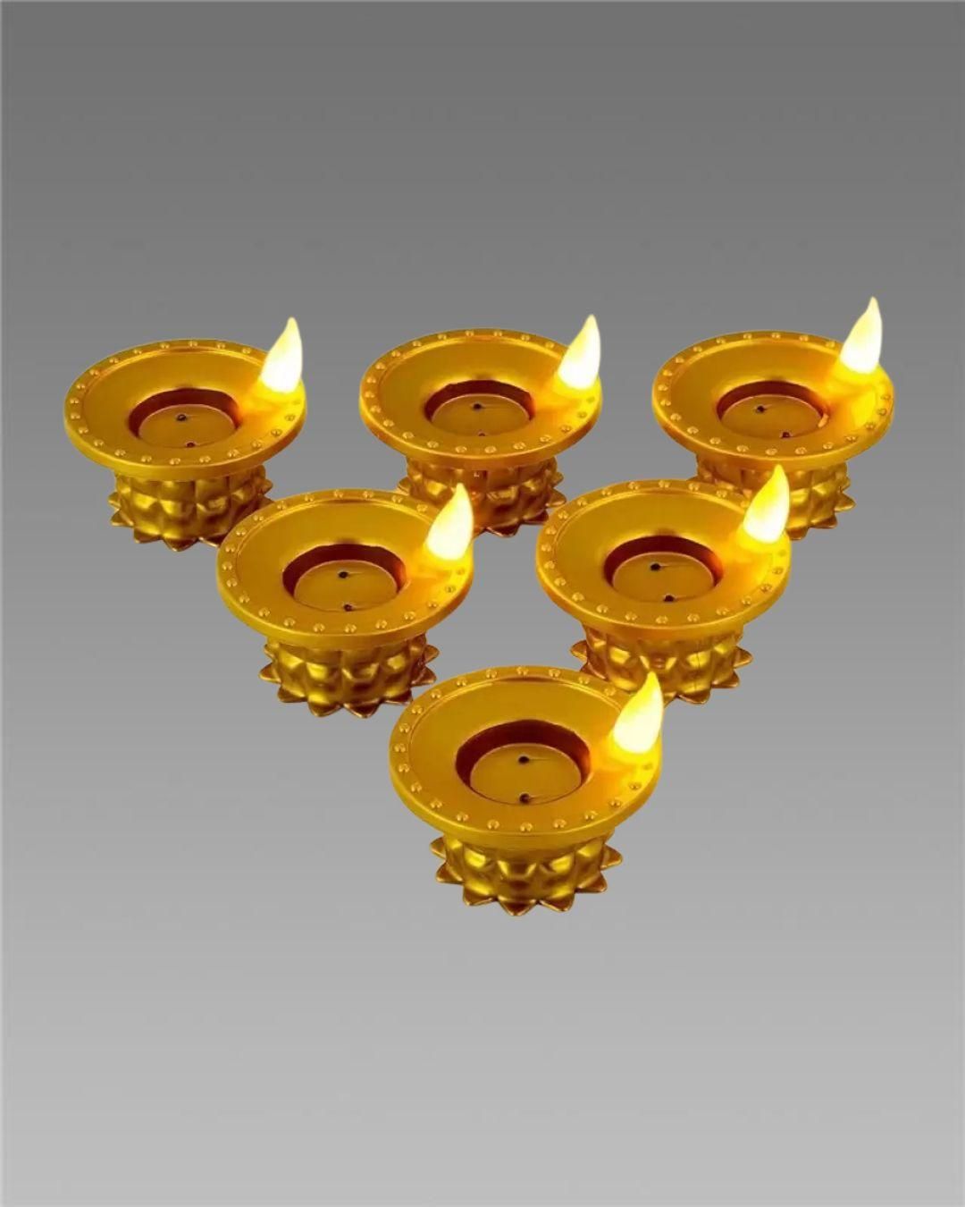 Water Pouring  Diya Led Light Soppykart