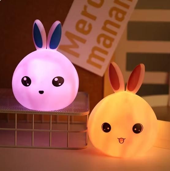 Silicone Open Eye Bunny Touch Lamp bqu5q7-dm