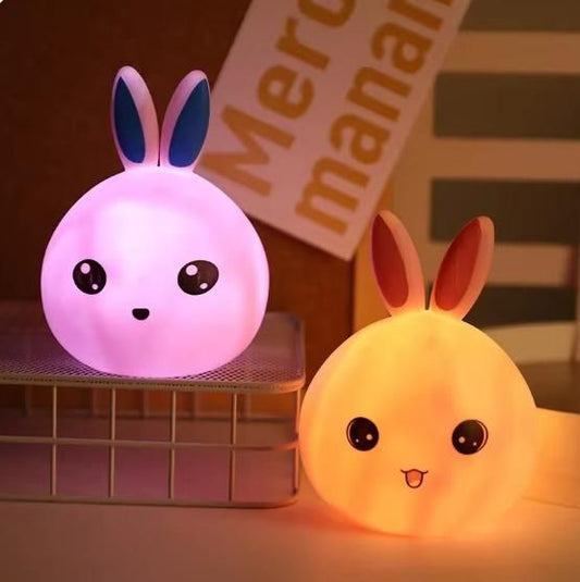 Silicone Open Eye Bunny Touch Lamp bqu5q7-dm
