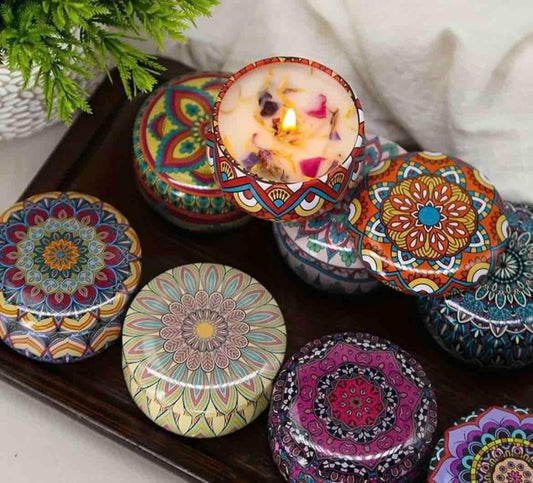 4.5cm Scented Tin Candle (Pack of 1) (Multicolor) bqu5q7-dm