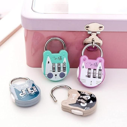 Mini Luggage Lock Anti-theft Travel Bag Digit Code Lock Gym Locker bqu5q7-dm