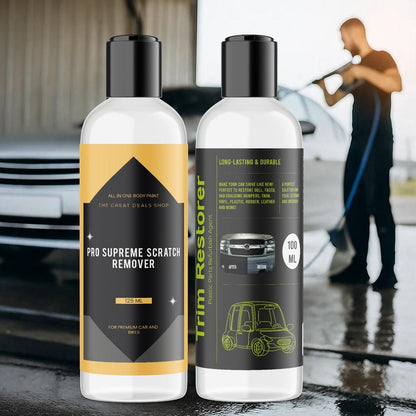 Pro Supreme Scratch Remover 125 ml and Trim Restorer 100 ml Pack of 1 bqu5q7-dm