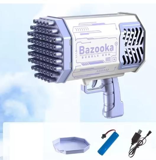 Bubble Gun Machine Kids Automatic Soap Based Bubble Blower bqu5q7-dm