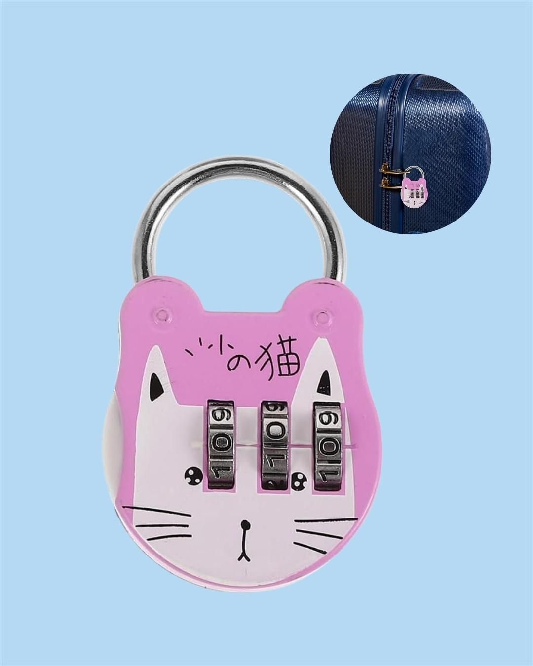 Mini Luggage Lock Anti-theft Travel Bag Digit Code Lock Gym Locker bqu5q7-dm