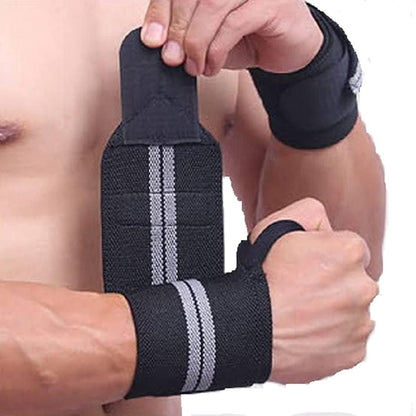 Wrist Band Straps With Thumb Loop For Gym (Pack of 1) bqu5q7-dm