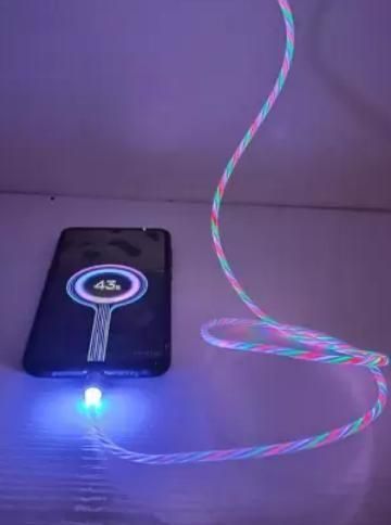 Fast 3 in 1 Multiple Pin With LED Light Magnetic Charging Charging Pad - Assorted color bqu5q7-dm