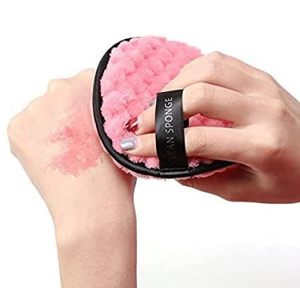 Microfiber Reusable Makeup Removal Sponge Pads For Deep Cleansing (Pack of 3) bqu5q7-dm