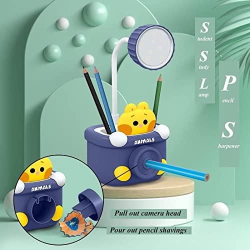 Table Lamp - Desk Lamp with Pen Holder & Sharpener bqu5q7-dm